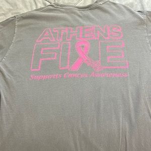 Athens Fire Breast cancer awareness Tshirt